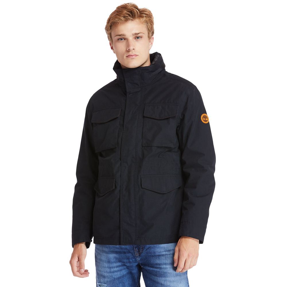 Timberland Mens Jackets Snowdon Peak 3-in-1 M65 Waterproof - Black - India VE0735146